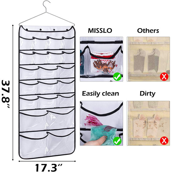 Rebrilliant Hanging Closet DualSided Organizers, 42 Pockets Wayfair.ca